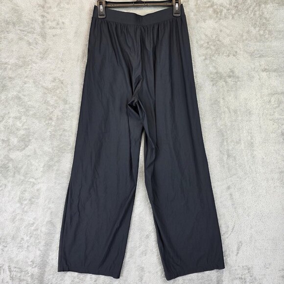Uniqlo Airism Pants Womens Small Black Wide Leg Pull On UV Protection Stretch - Picture 8 of 11